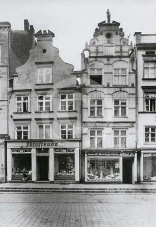 Fassaden der Bürgerhäuser Schmiedestraße 5 und 6 in Elbing