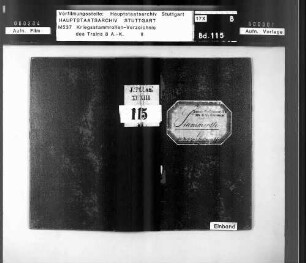 Kriegsstammrolle des Immobilen Pferdelazaretts 2/XIII