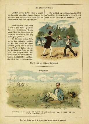 Ein seltsamer Reisender; Stoßseufzer
