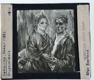 Kokoschka, Doppelbildnis Oskar Kokoschka und Alma Mahler (Essen, MF 13667)
