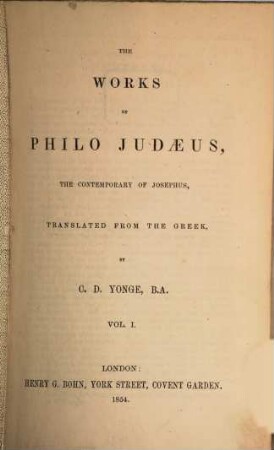 Works : Translated from the Greek by C. D. Yonge, 1