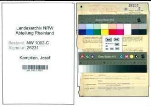 Entnazifizierung Josef Kempken, geb. 29.05.1892 (Geschaeftsfuehrer)