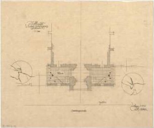Gsaenger, Gustav; München, Gabelsbergerstr.; St. Markus, Umbau und Neugestaltung - Umbau Haupteingang zu Variante A (Grundriss)