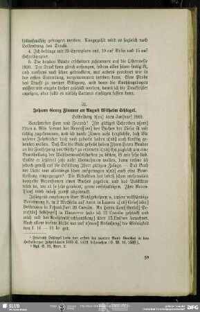 Johann Georg Zimmer an August Wilhelm von Schlegel, Heidelberg, 04.01.1810