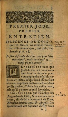 L' Homme D'Oraison, [2,]2. [Ses Retraites Annuelles] : Seconde Retraite Povr Acqverir La Conformité Avec La Volonté De Diev