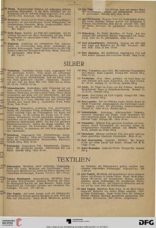 Textilien (Nr. 152-183)