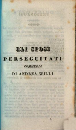 Gli sposi perseguitali