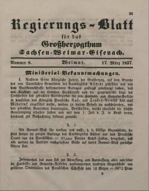 Nr. 8 : 17. März 1857