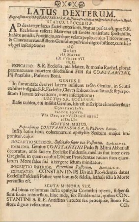 Latus dexterum.