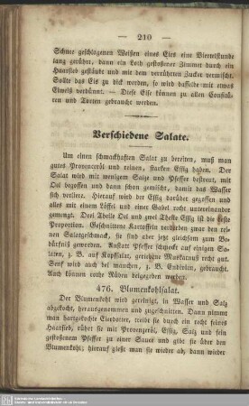 Verschiedene Salate