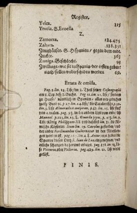 Errata & omissa.