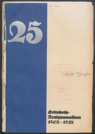 1926/27: Jahresbericht ... - 1926/27