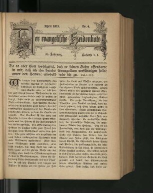 Nr. 4. April 1913.