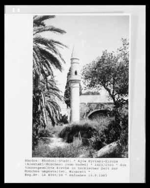 Agia Kyriaki & Alemnaki-Moschee