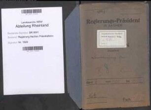 Demobilmachung. Specialia.