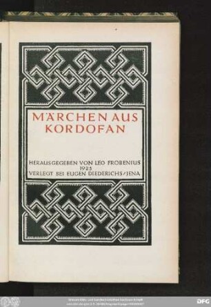 Märchen aus Kordofan