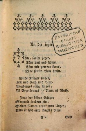 G. E. Leßings Schrifften, 1