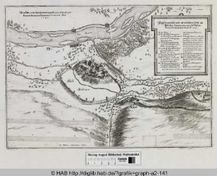 Übergang der alliierten Truppen bei Freising über die Isar 1648.