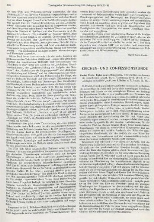 886-888 [Rezension] Poulat, Émile, Église contre bourgeoisie