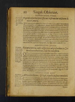 Observatio XXIIII. Exceptio merita causae respiciens ad probandum in Camerâ non admittitur, nisi lite contestata.