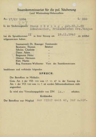 Döring, Franz