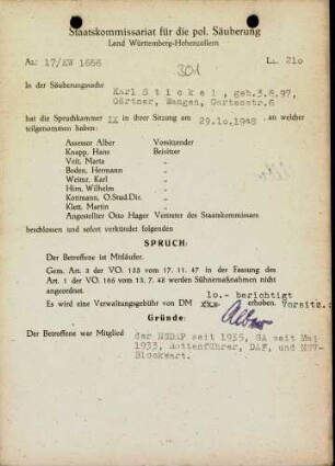 Stickel, Karl
