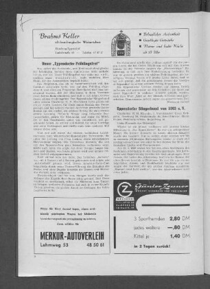 Unser "Eppendorfer Frühlingsfest"