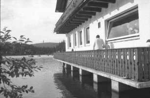 Fichtelsee: Terrasse beim Waldhaus