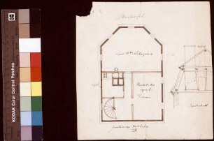 Treppenanlage in der Kilianskapelle (Lyceum 1604-1871)