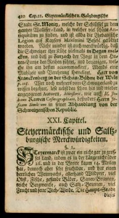 XXI. Capitel. - XXVI. Capitel.