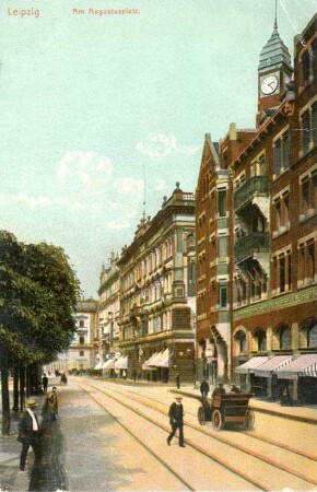 Leipzig: am Augustusplatz