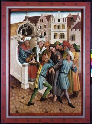 Marienfelder Hochaltar — Passion Christi — Urteil des Pilatus