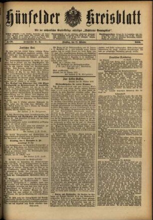 Ausgabe vom Dienstag, den 31. Oktober 1916.