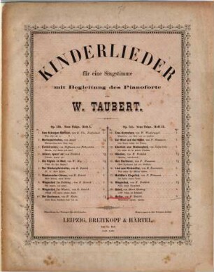 Kinderlieder : für eine Singstimme mit Begleitung des Pianoforte ; op. 145 ; Neue Folge, Heft II, 20. Mutter