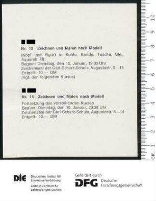 Beilage zum Programm 1. Trimester 1967