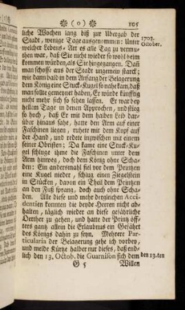 105-108, Oktober 1703