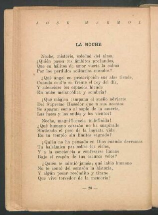 La noche