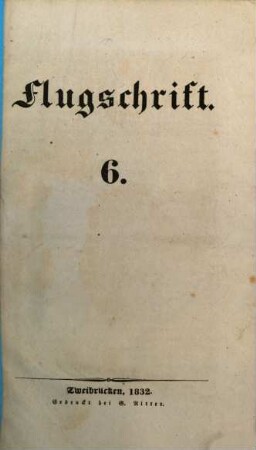 Flugschrift, 6