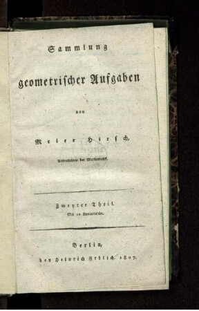 Th. 2: Sammlung geometrischer Aufgaben. Th. 2
