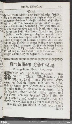 Am heiligen Oster-Tag