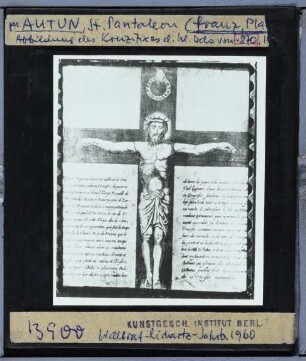 Autun, St. Pantaleon, Kruzifixe des Heiligen Odo
