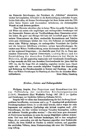 Rezensionen und Hinweise : Kirchen-, Geistes-, und Kulturgeschichte