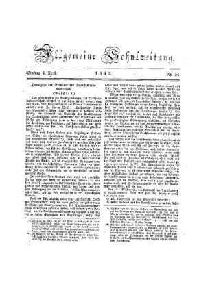 Hauptzüge der Geschichte des Taubstummenunterrichts : (Beschluß)