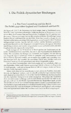 1. Die Politik dynastischer Verbindungen
