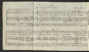 Die Liebe. Schöpferin und Geschaffene