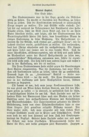 Viertes Kapitel. Eine Stufe höher