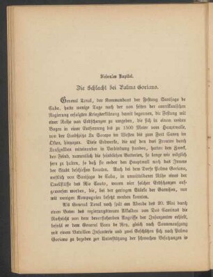 Siebentes Kapitel. - Die Schlacht bei Palma Soriano.