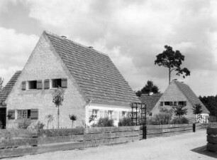 Zwei Siedlungshäuser (um 1935), vielleicht bei Nürnberg