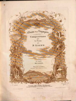Album d'un voyageur : compositions pour le piano ; 1re année, Suisse