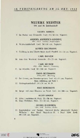 Neuere Meister (Nr. 7-192)